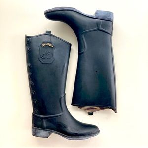 Sam Edelman Shoes Black Tall Rain Boots